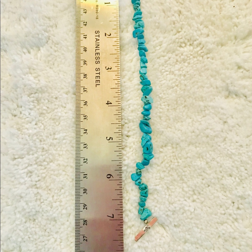🛍Turquoise colored Stone Stretchy Bracelet - Picture 4 of 4